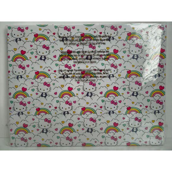 Hello Kitty Weekly Desk Pad Rainbows and Hearts - Picture 2 of 2